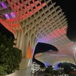 Seville Metropol Parasol at Night