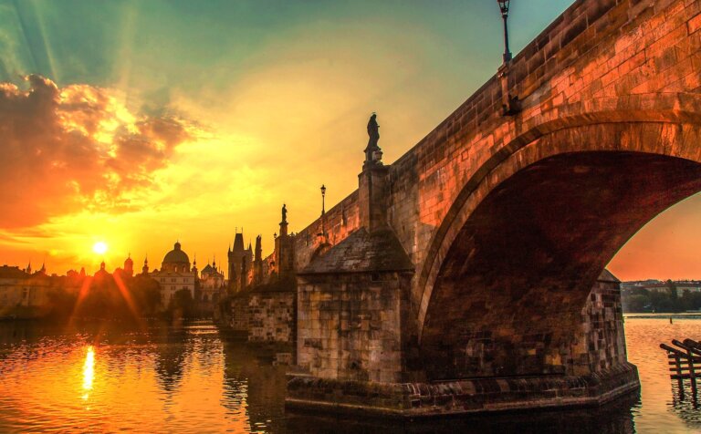 Christmas in Prague - Charles Bridge