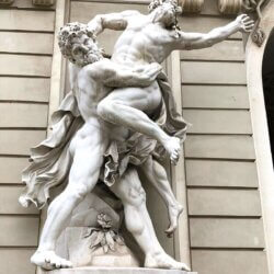 Statues on the Hofburg Palace