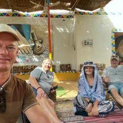 Tea in the Nubian Village