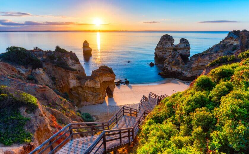 Exploring the Algarve - Lagos Beach